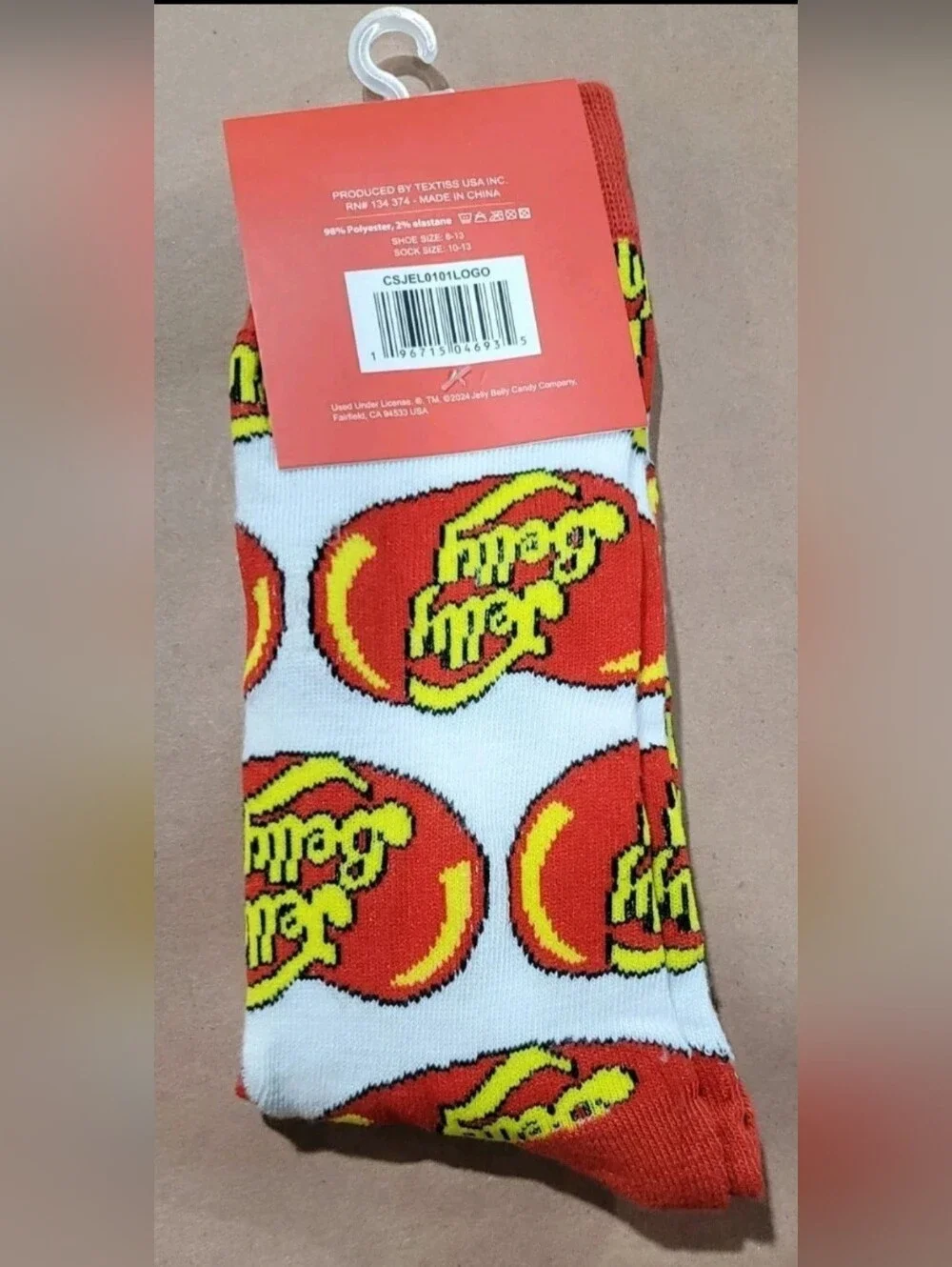 Jelly Belly Adult Crew Socks